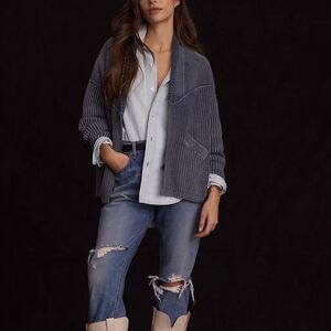 Pilcro Acid Wash Cardigan